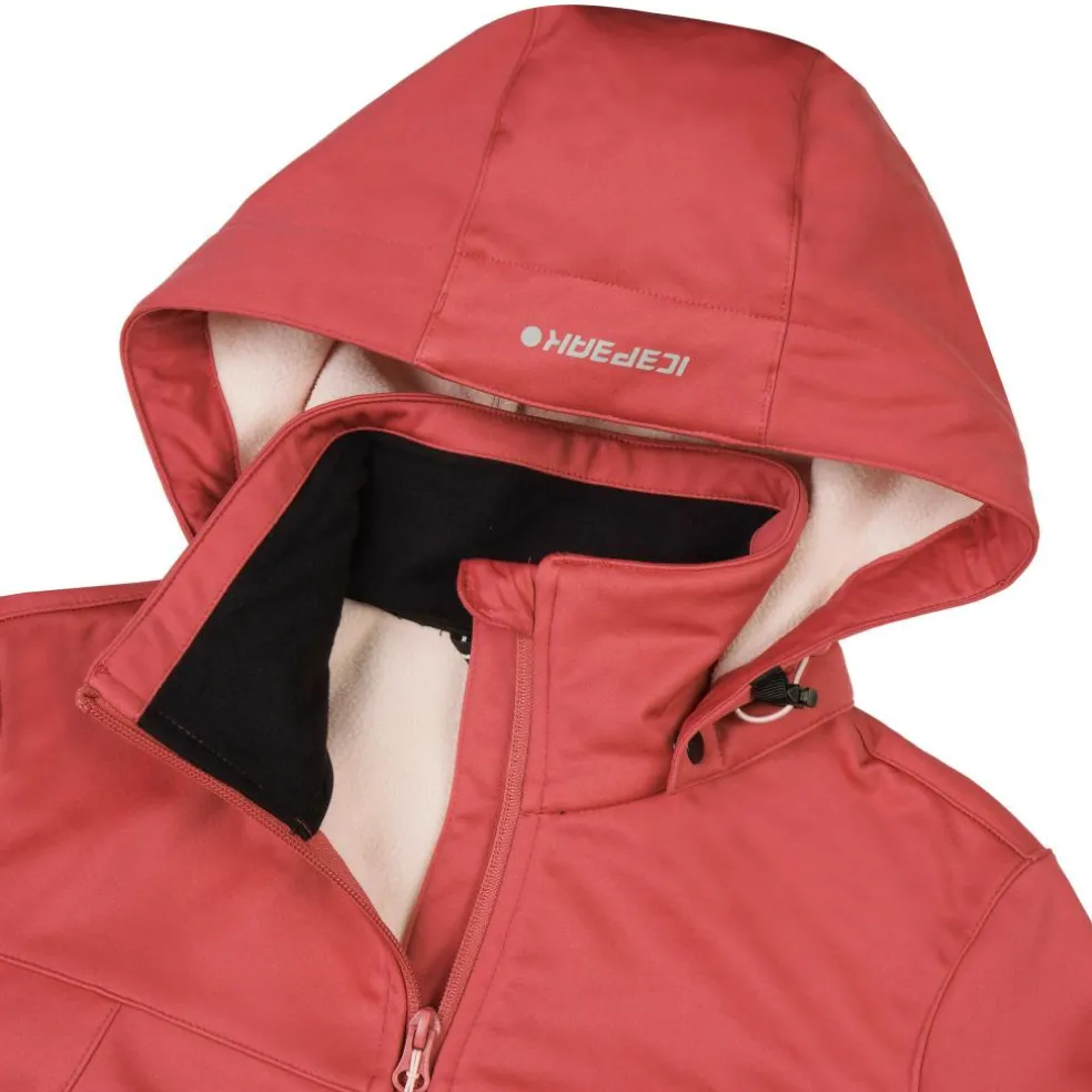 Icepeak Boise softshell jas dames raspberry