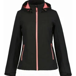 Icepeak Brenham softshell jas dames black