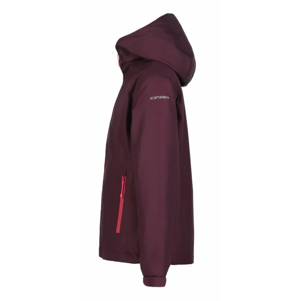 Icepeak Kahului softshell jas junior plum