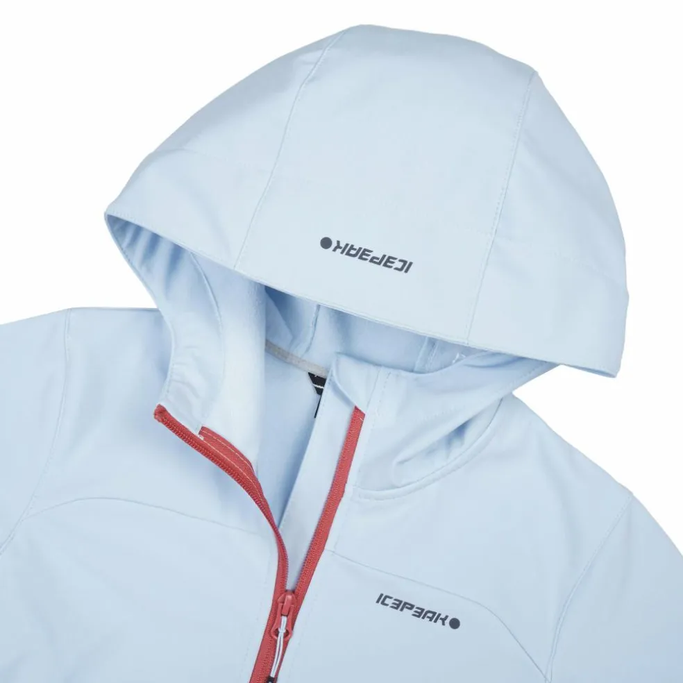 Icepeak Kobryn softshell jas junior light blue