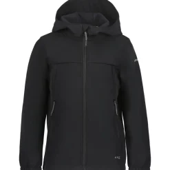 Icepeak Konan softshell jas junior black