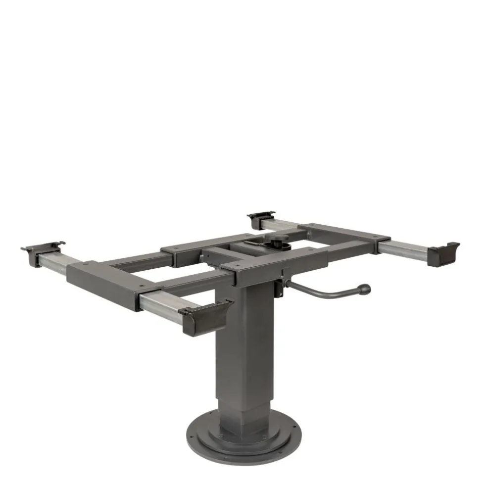 Ilse Lifttafelpoot draaibaar en verschuifbaar antraciet