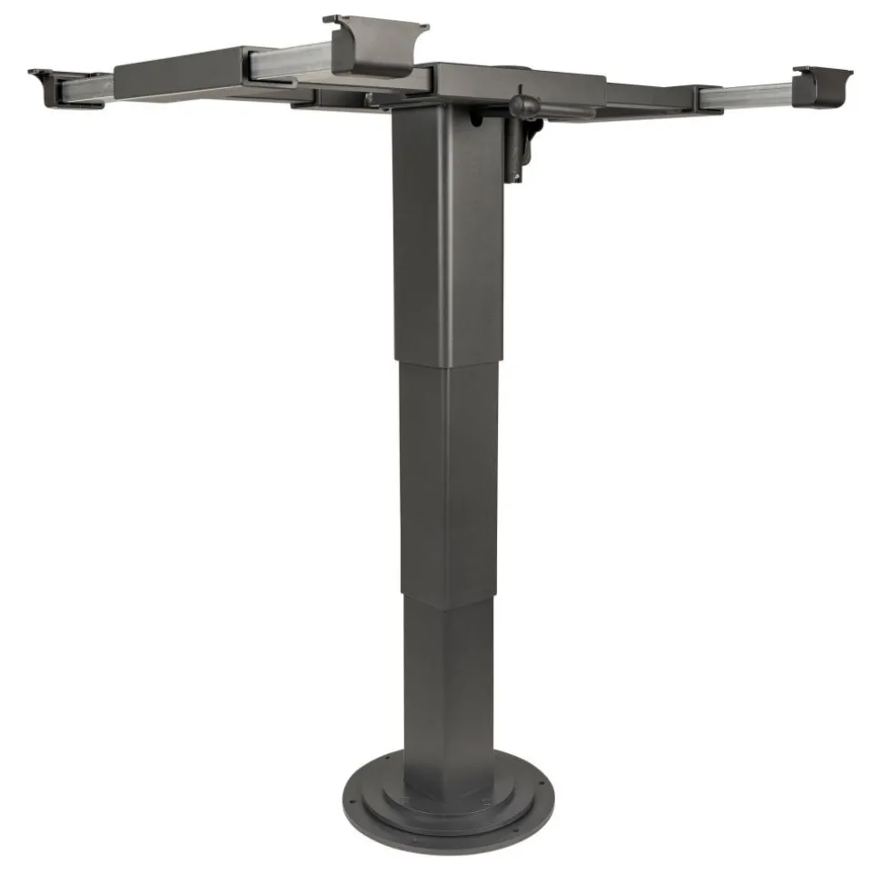 Ilse Lifttafelpoot draaibaar en verschuifbaar antraciet
