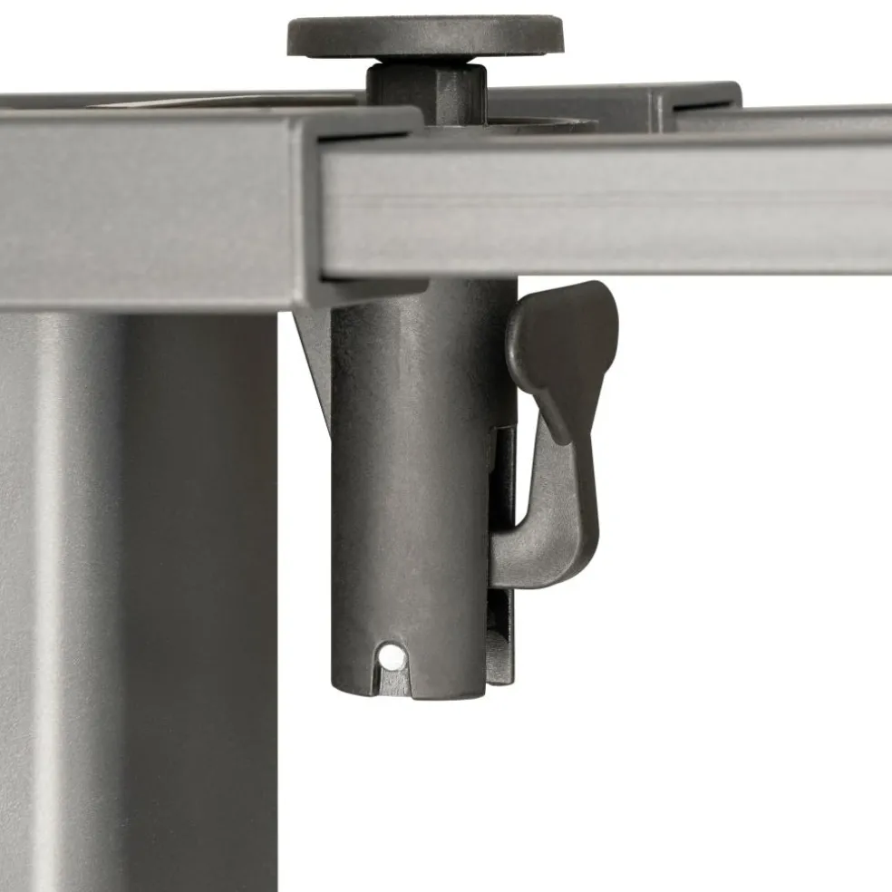 Ilse Lifttafelpoot draaibaar en verschuifbaar antraciet