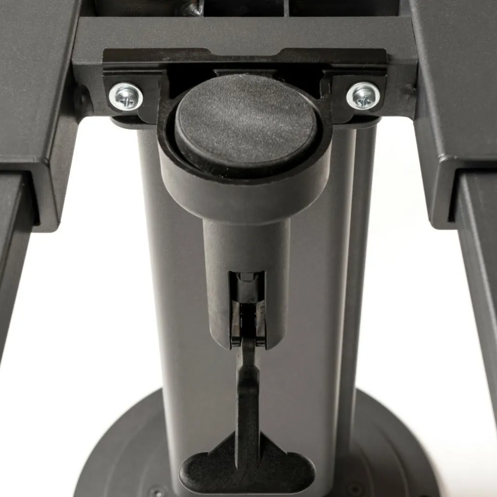 Ilse Lifttafelpoot draaibaar en verschuifbaar antraciet