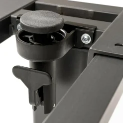 Ilse Lifttafelpoot draaibaar en verschuifbaar antraciet