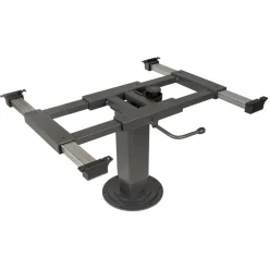 Ilse Lifttafelpoot draaibaar en verschuifbaar antraciet
