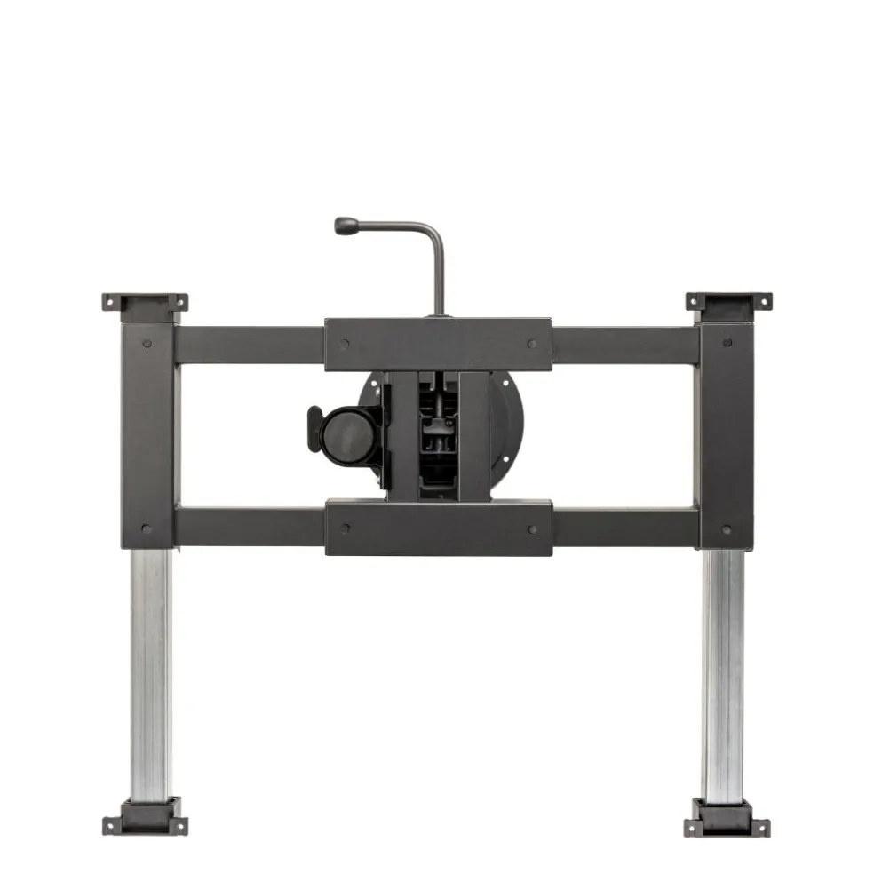 Ilse Lifttafelpoot draaibaar en verschuifbaar antraciet