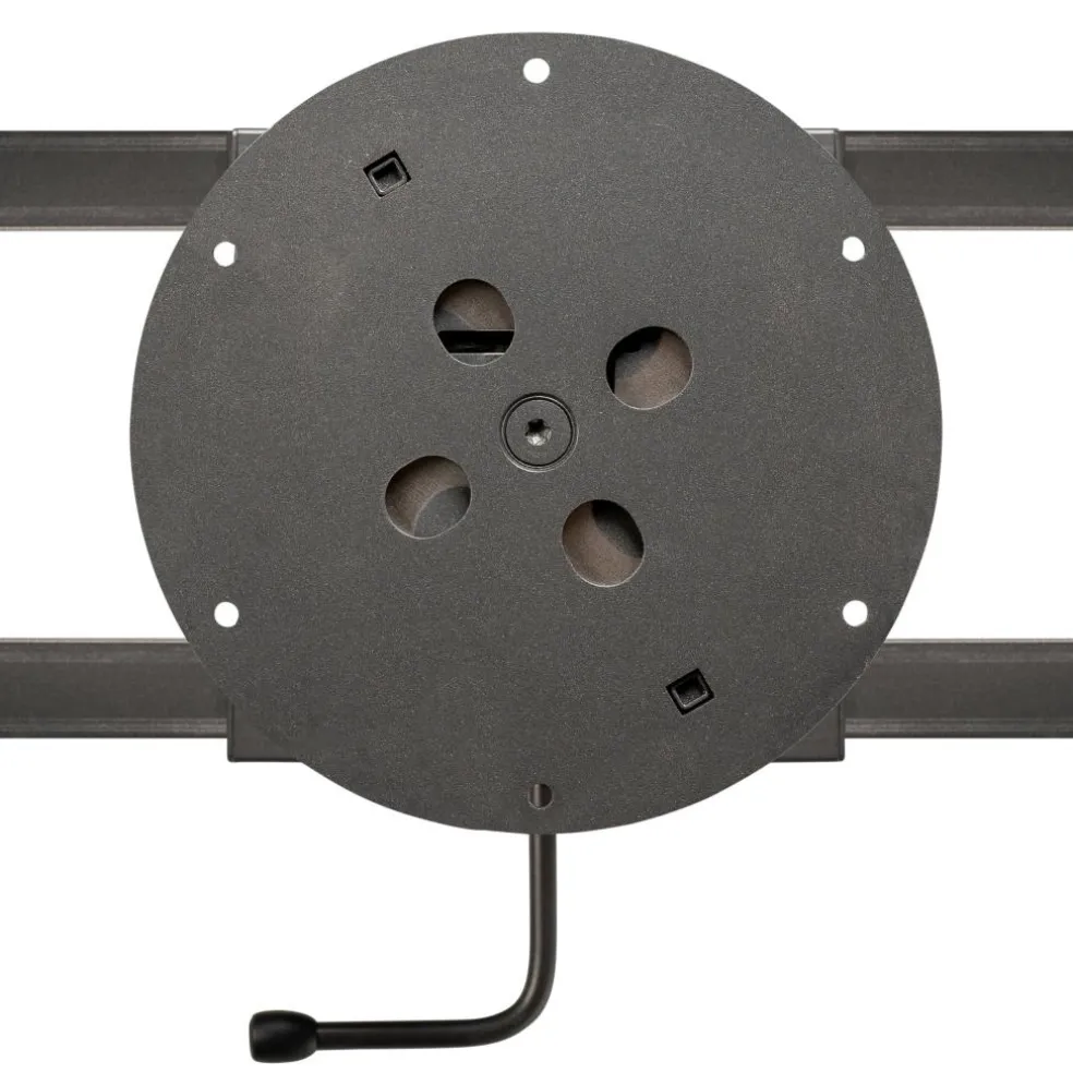 Ilse Lifttafelpoot draaibaar en verschuifbaar antraciet