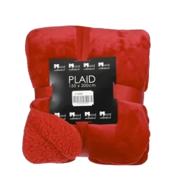In the Mood  Mardy fleece plaid rood