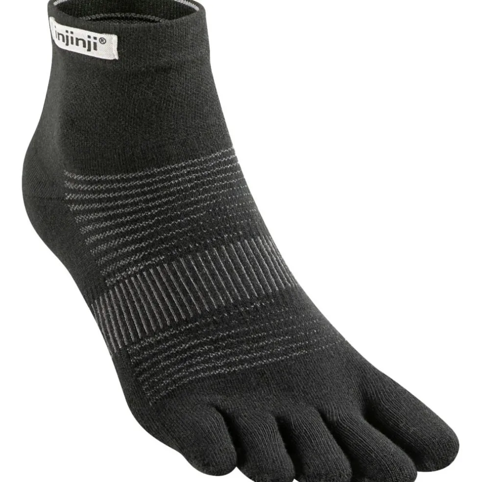 Injinji Run Lightweight Mini-Crew hardloopsokken black