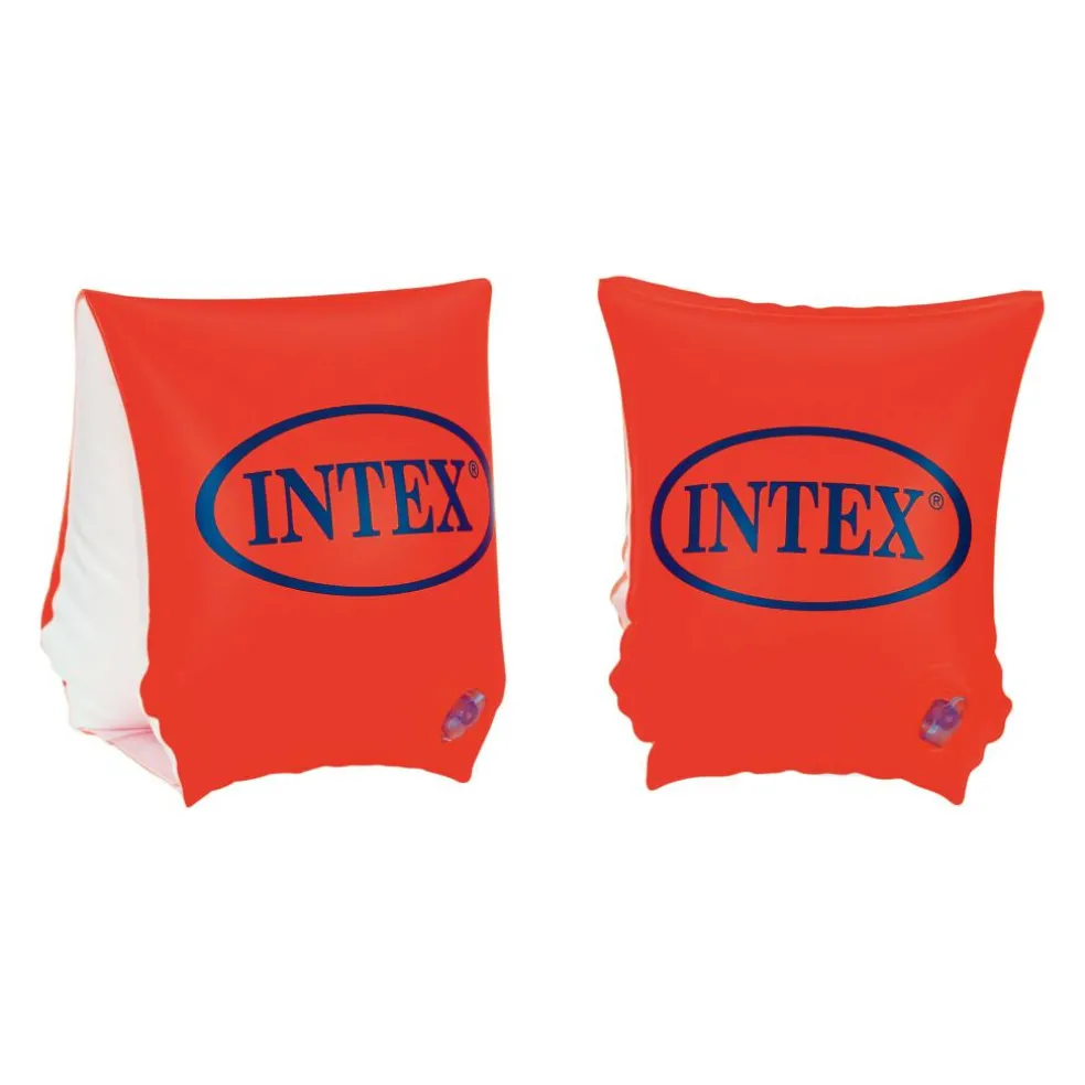 Intex Deluxe zwembandjes 3 tot 6 jaar - 18 tot 30 kg orange