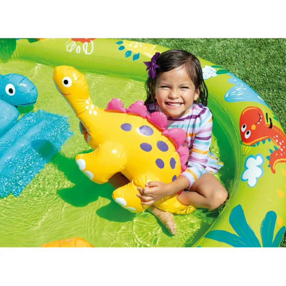 Intex Little Dino Player Center opblaasbaar zwembad 191 x 152 cm