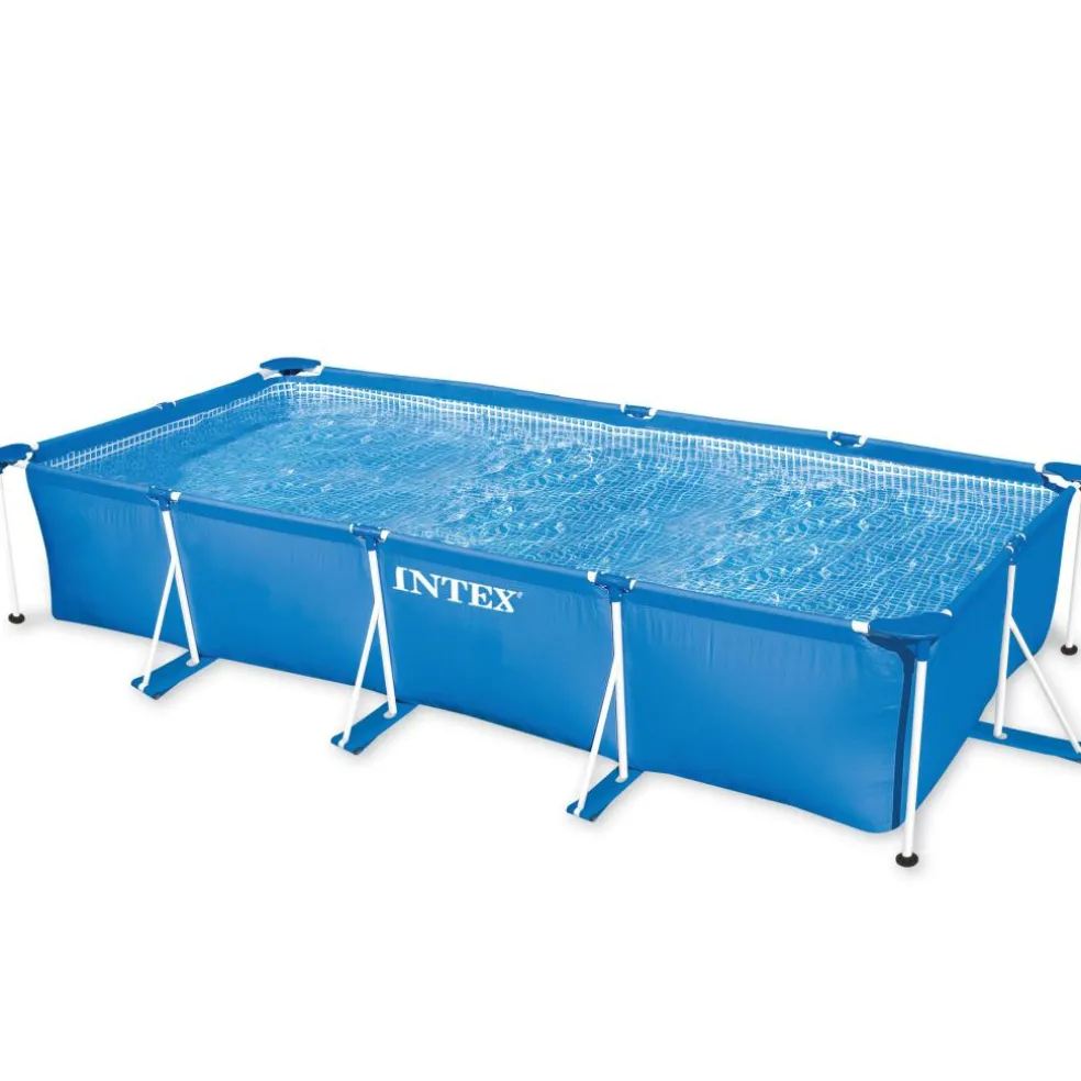 Intex Metal rectangular frame opzetzwembad 450 x 220 cm