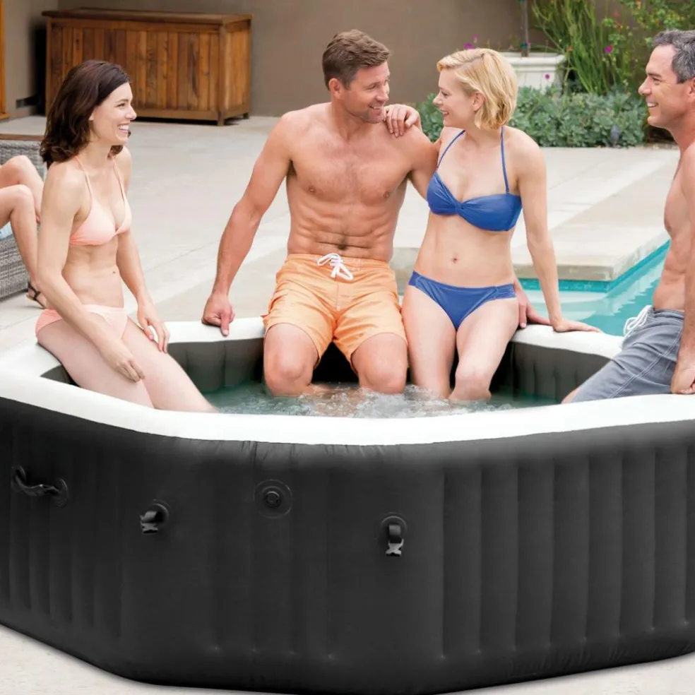 Intex PureSpa Jet & Bubble Deluxe opblaasbare spa 4 personen