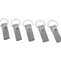 Isabella D-ring met bevestiging 10 stuks