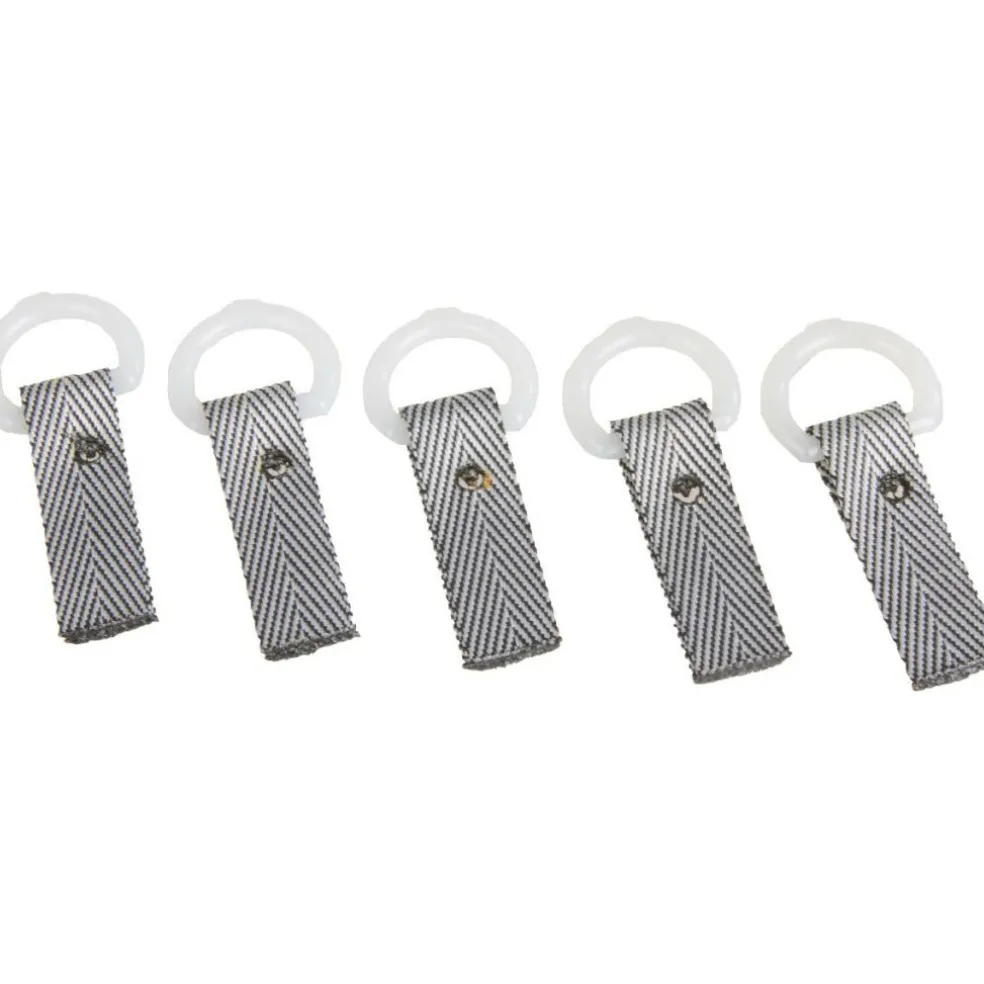 Isabella D-ring met bevestiging 10 stuks