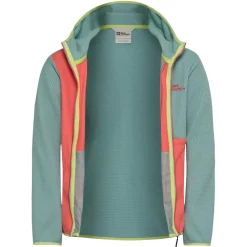 Jack Wolfskin  Actamic Grid fleece vest junior sunset coral