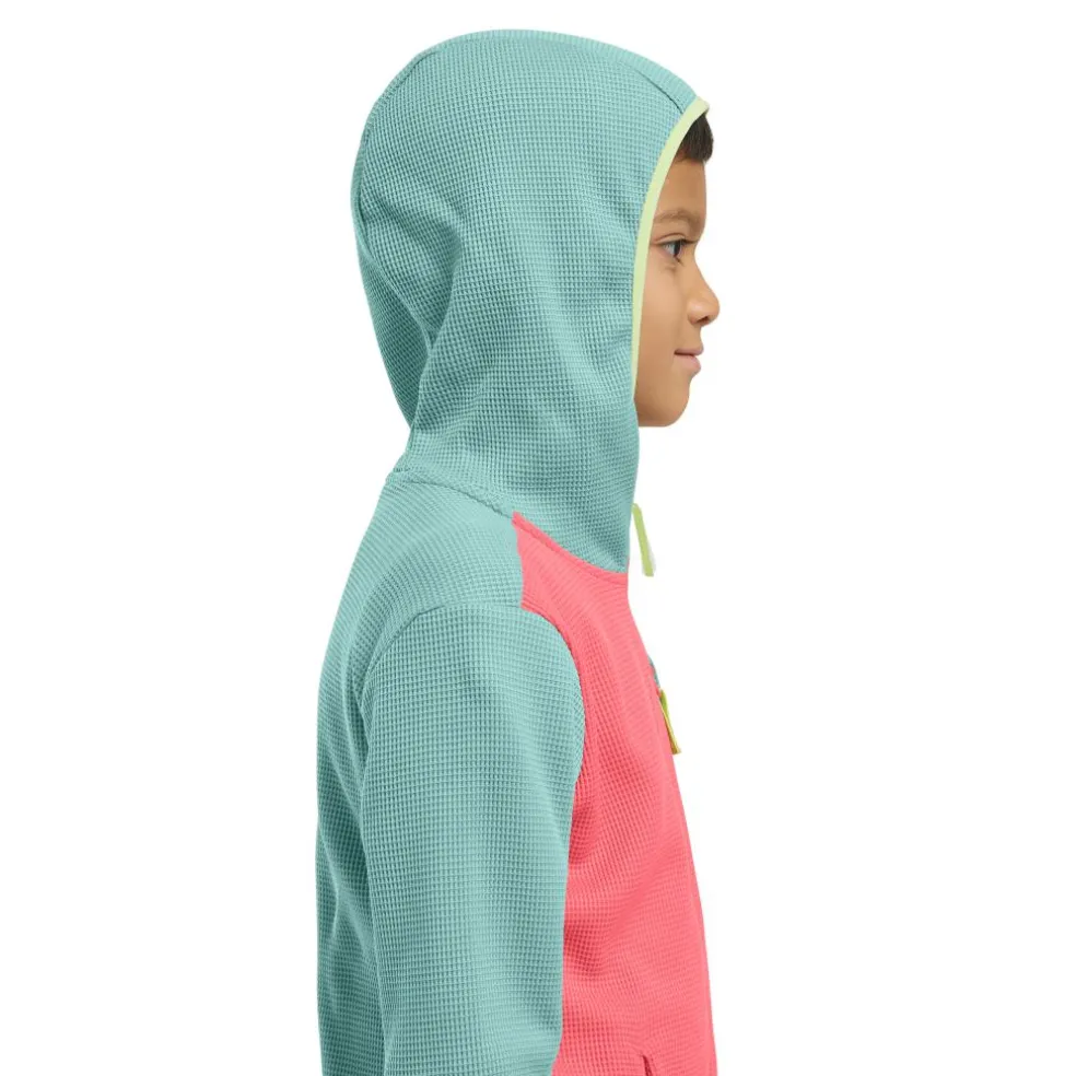 Jack Wolfskin Actamic Grid fleece vest junior sunset coral