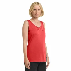 Jack Wolfskin  Crosstrail tanktop dames vibrant red