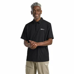 Jack Wolfskin  Delgami polo heren black