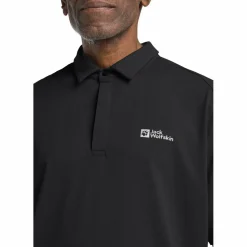 Jack Wolfskin  Delgami polo heren black