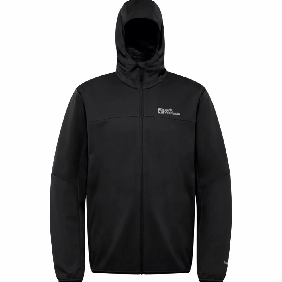 Jack Wolfskin Feldberg Hoody softshell jas heren black
