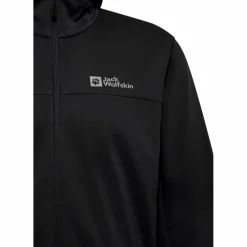 Jack Wolfskin Feldberg Hoody softshell jas heren black