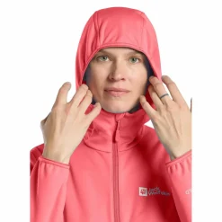 Jack Wolfskin  Feldberg softshell jas dames sunset coral