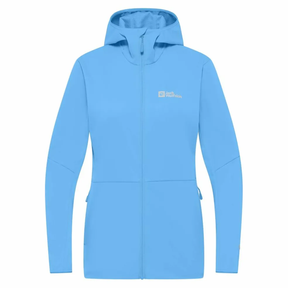 Jack Wolfskin Feldberg softshell jas dames mid blue