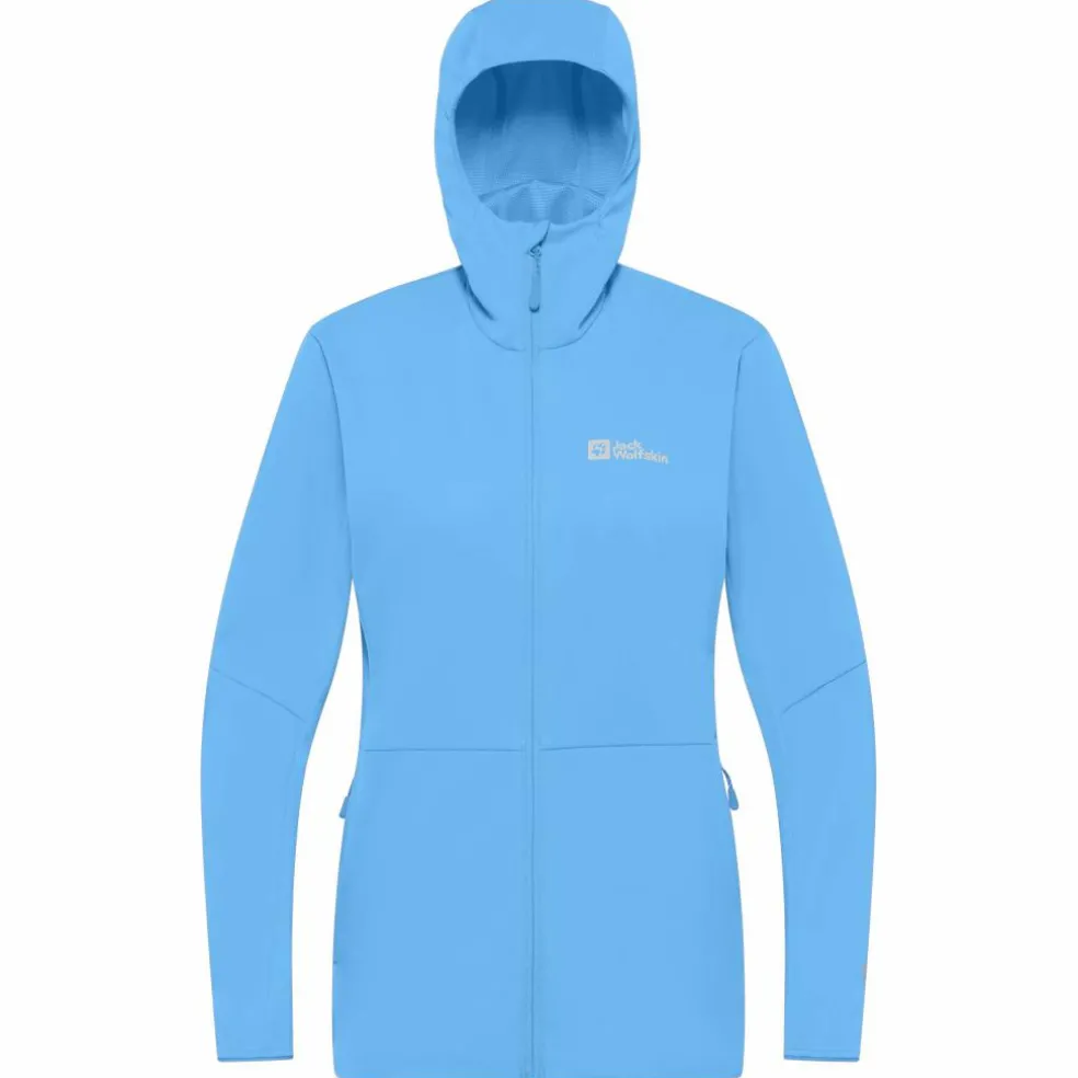 Jack Wolfskin Feldberg softshell jas dames mid blue