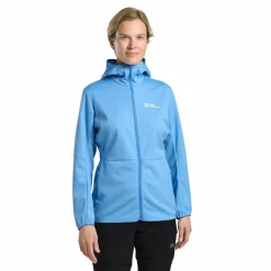Jack Wolfskin Feldberg softshell jas dames mid blue