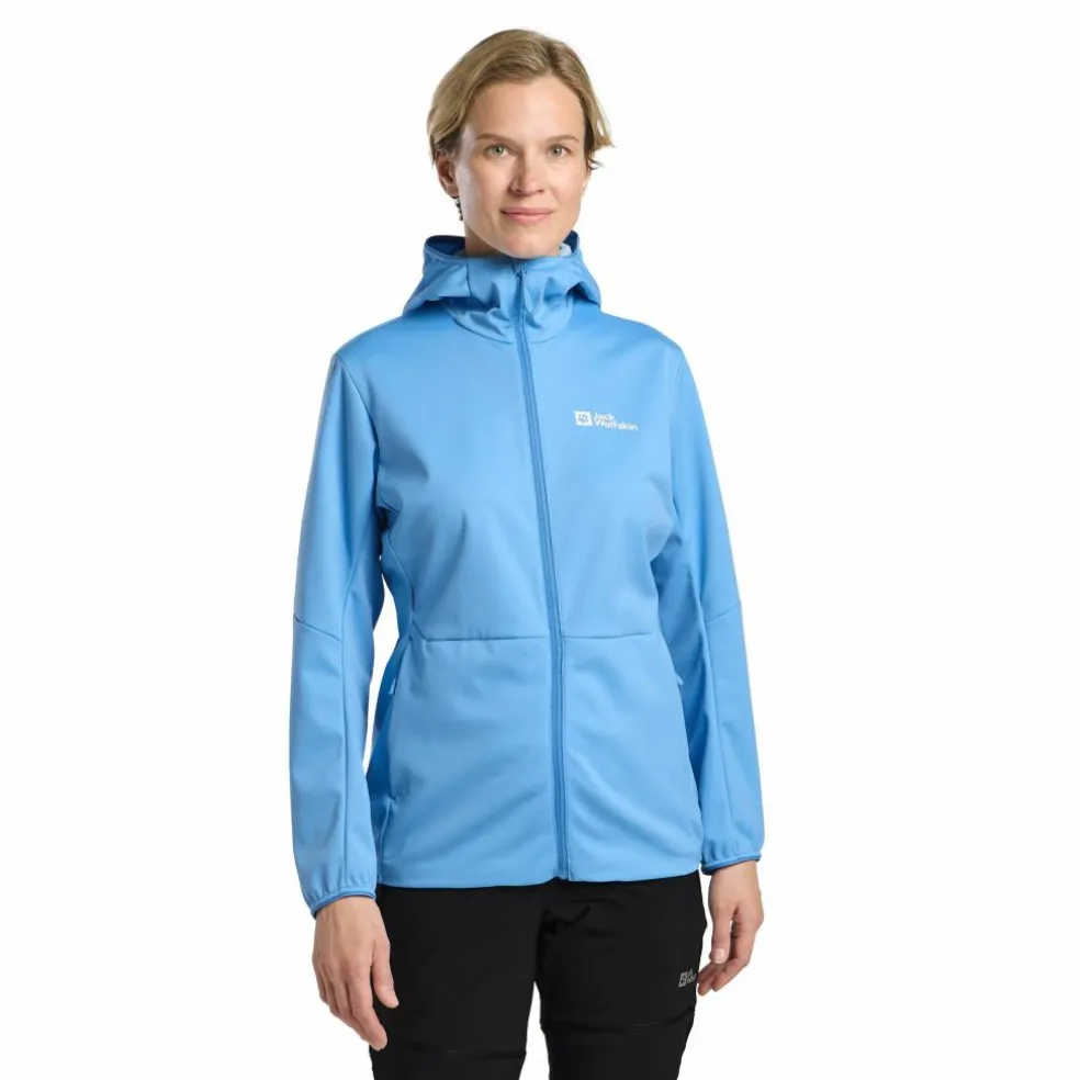 Jack Wolfskin Feldberg softshell jas dames mid blue