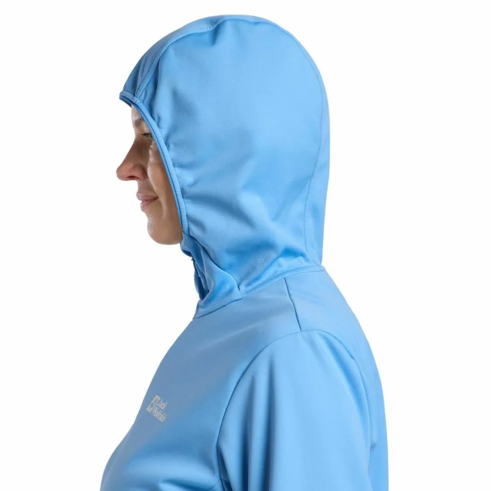 Jack Wolfskin Feldberg softshell jas dames mid blue