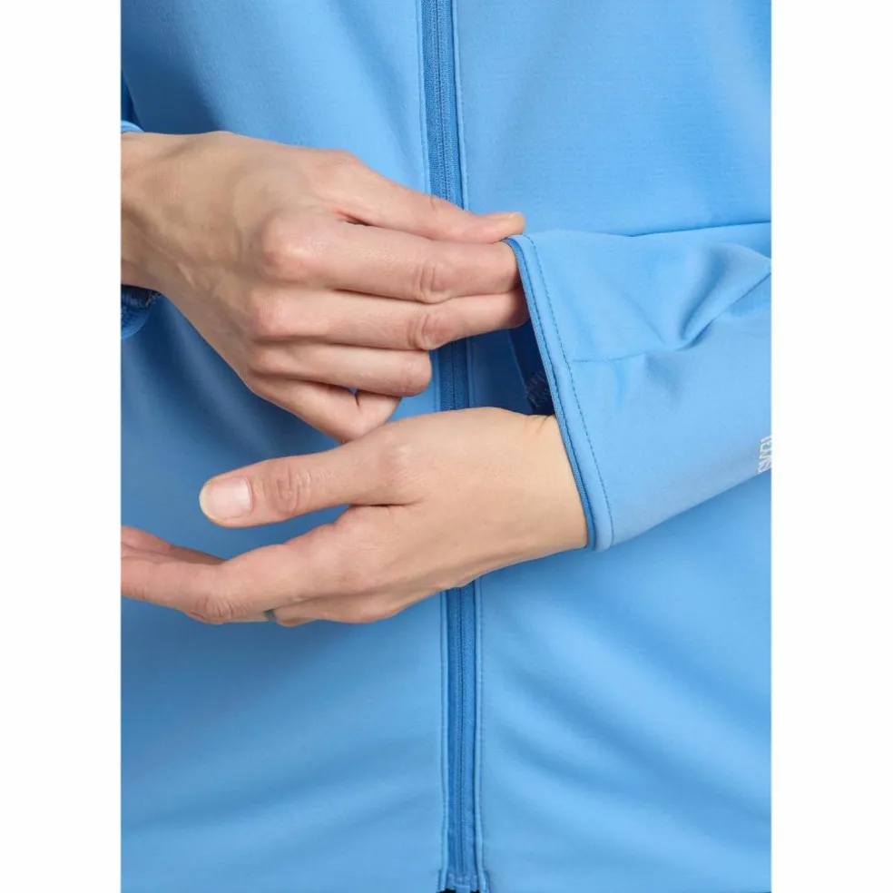 Jack Wolfskin Feldberg softshell jas dames mid blue