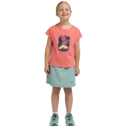 Jack Wolfskin  Graphic shirt junior sunset coral