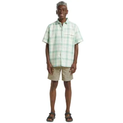 Jack Wolfskin  Great Plains overhemd heren check soft jade