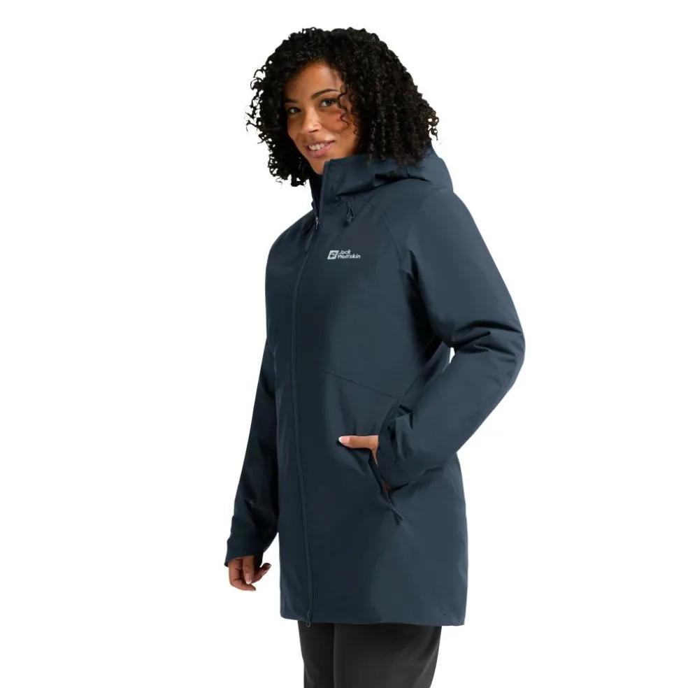 Jack Wolfskin Heidelstein Insulated parka outdoor jack dames midnight sky