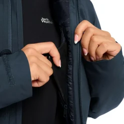 Jack Wolfskin Heidelstein Insulated parka outdoor jack dames midnight sky