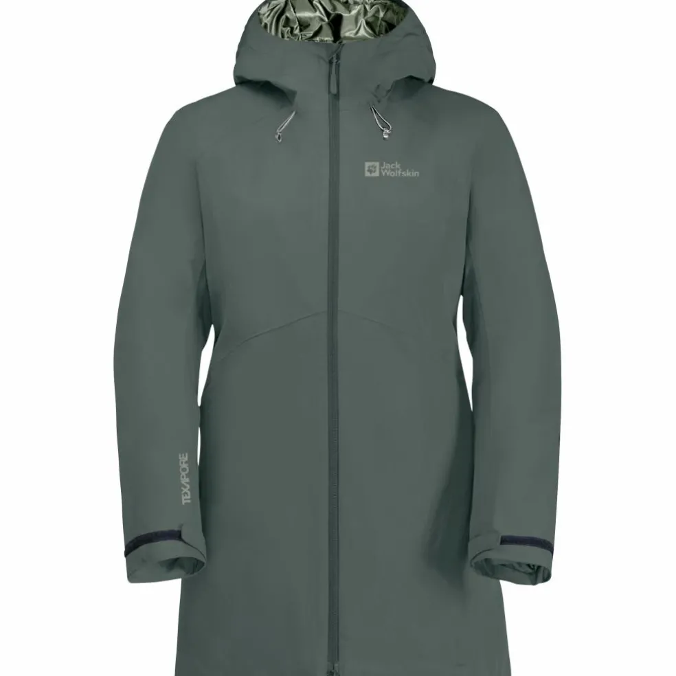 Jack Wolfskin Heidelstein Insulated parka outdoor jack dames slate green
