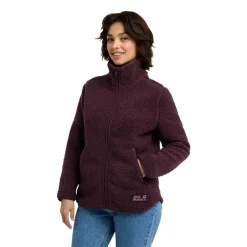 Jack Wolfskin  High Curl fleece vest dames amaranth