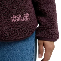 Jack Wolfskin  High Curl fleece vest dames amaranth