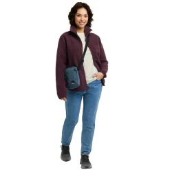 Jack Wolfskin  High Curl fleece vest dames amaranth