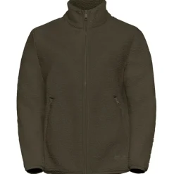 Jack Wolfskin  High Curl fleece vest dames obsidian moss