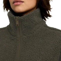 Jack Wolfskin High Curl fleece vest dames obsidian moss