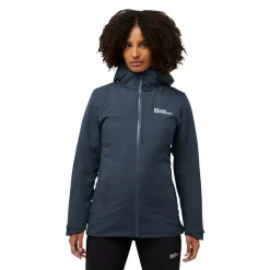 Jack Wolfskin  Hunberg 3-in-1 outdoor jack dames midnight sky