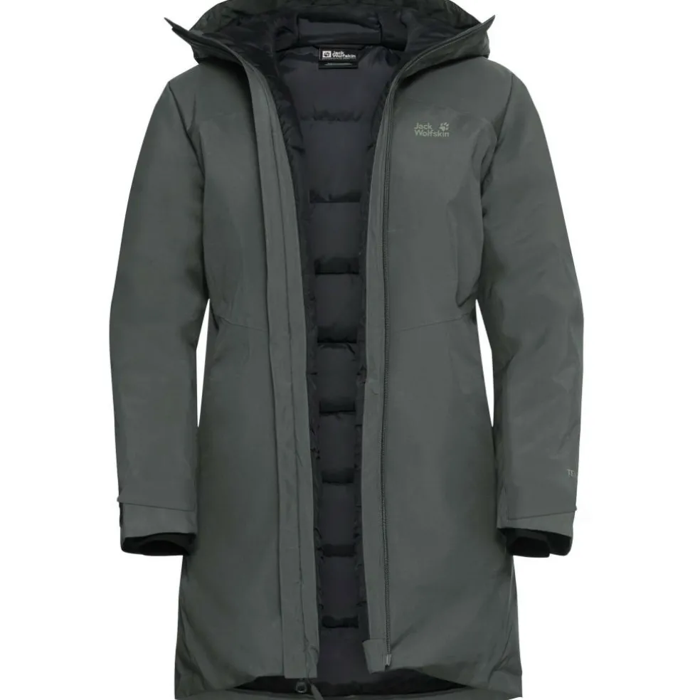 Jack Wolfskin Icecape 2L parka outdoor jack dames slate green