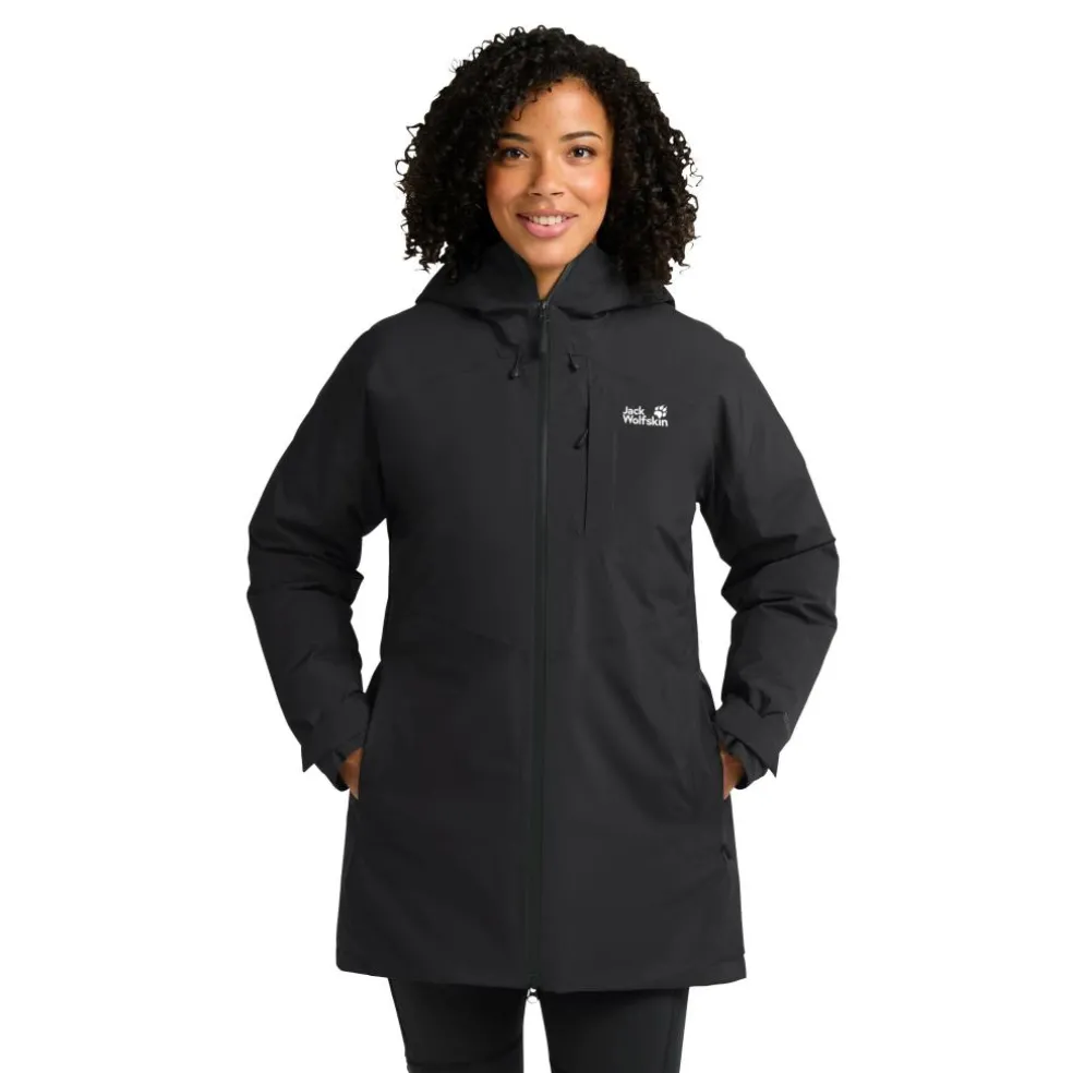 Jack Wolfskin Icecape 2L parka outdoor jack dames black