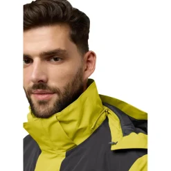 Jack Wolfskin  Jasper 3-in-1 outdoor jack heren chartreuse