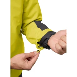 Jack Wolfskin  Jasper 3-in-1 outdoor jack heren chartreuse